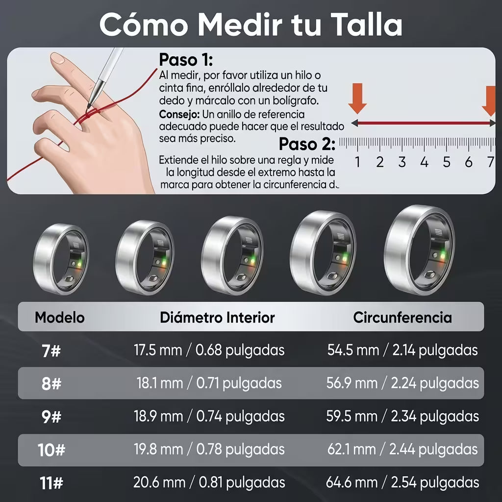 Smart Ring-Tu bienestar, al alcance de tu mano.