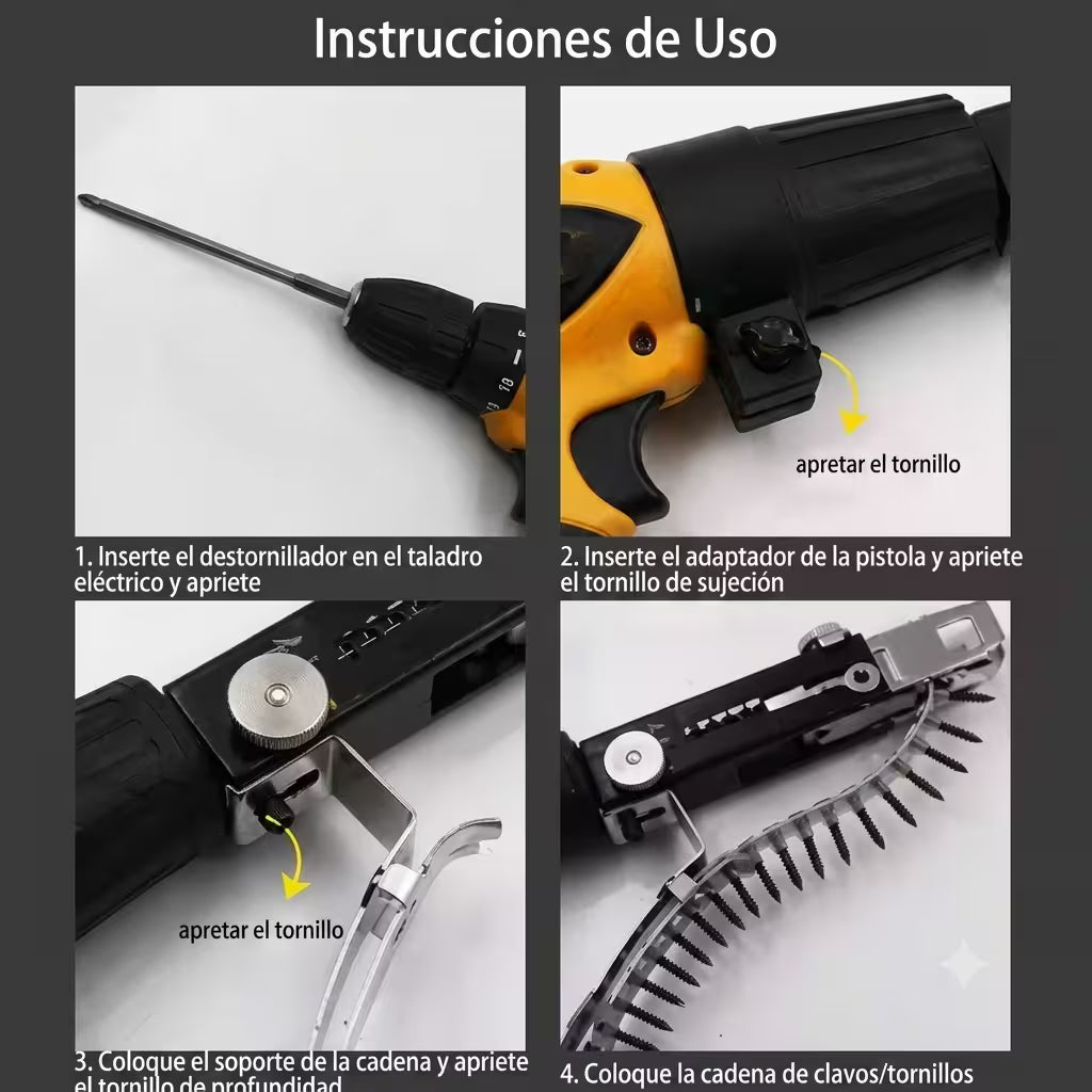 ADAPTADOR PISTOLA DE TORNILLOS TALADRO