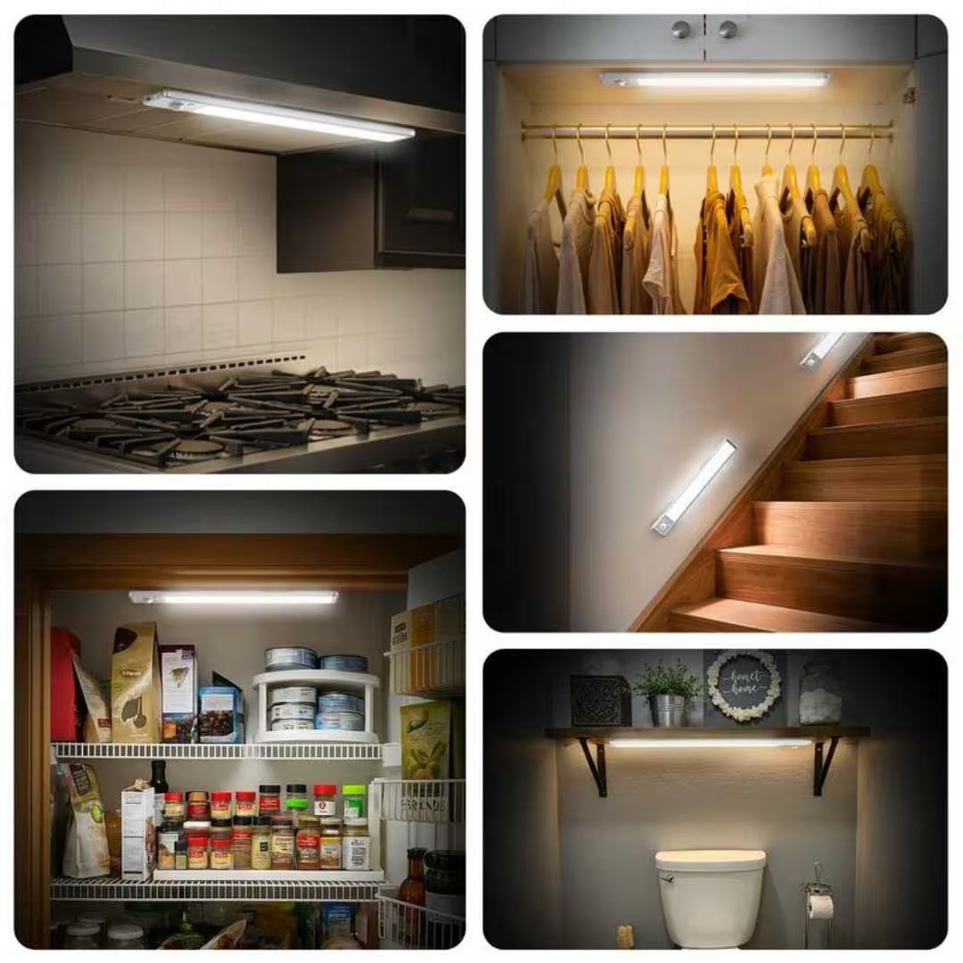 X2 Luz LED con Sensor de Movimiento Recargable