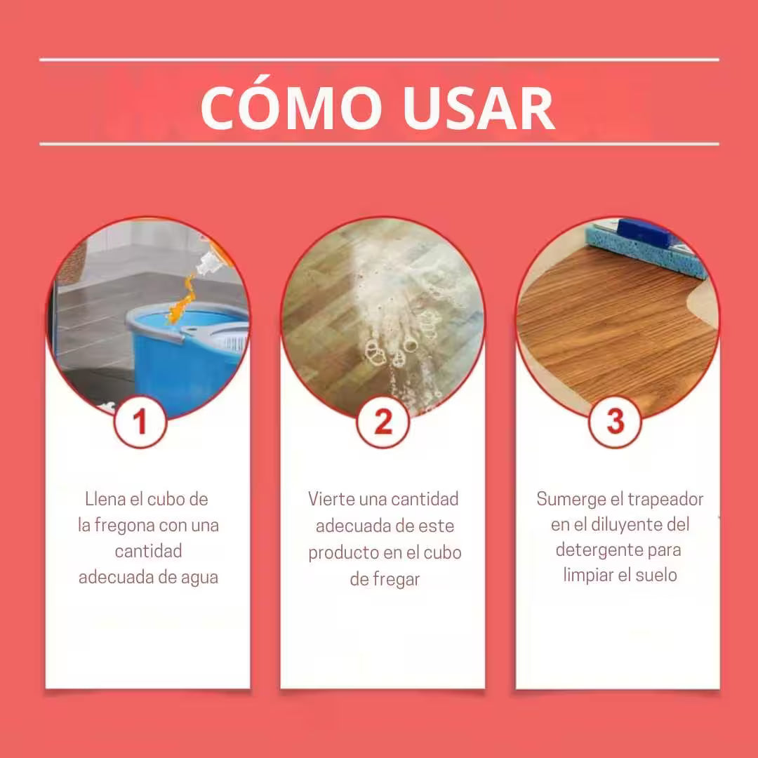 RESTAURADOR DE PISOS PROFESIONAL-Recupera el brillo original desde la primera limpieza