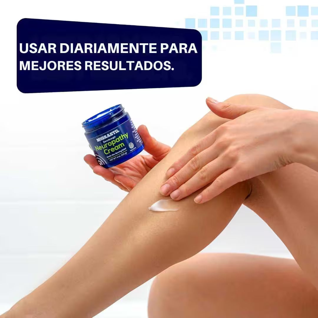 Migrastil Cream alivio de neuropatía-Calma sin ardor y de rápida absorción.