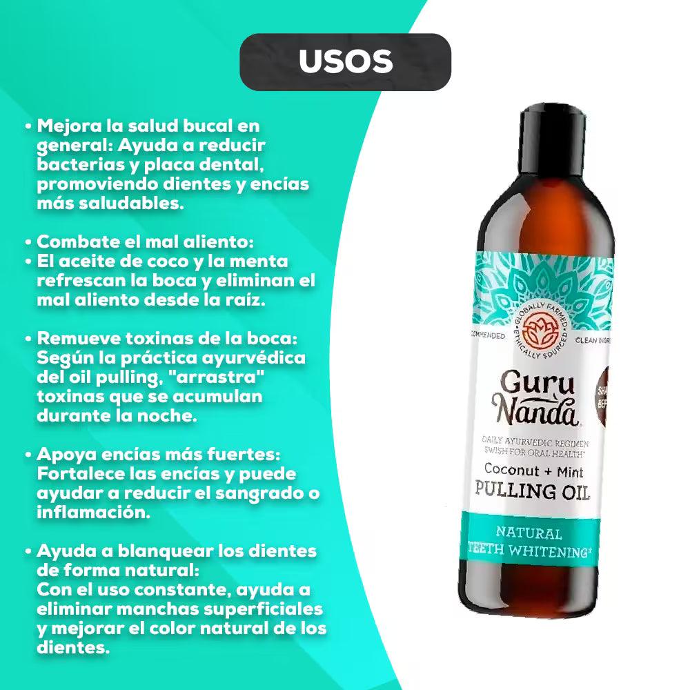 BLANQUEADOR DENTAL DETOX - GURUNANDA-KIT COMPLETO