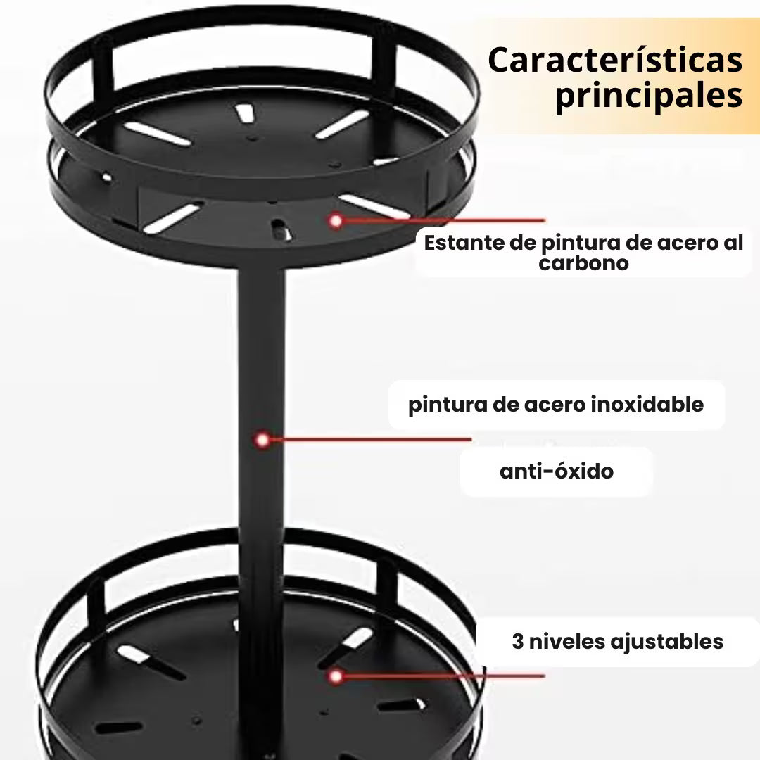 ORGANIZADOR GIRATORIO 360 3 NIVELES