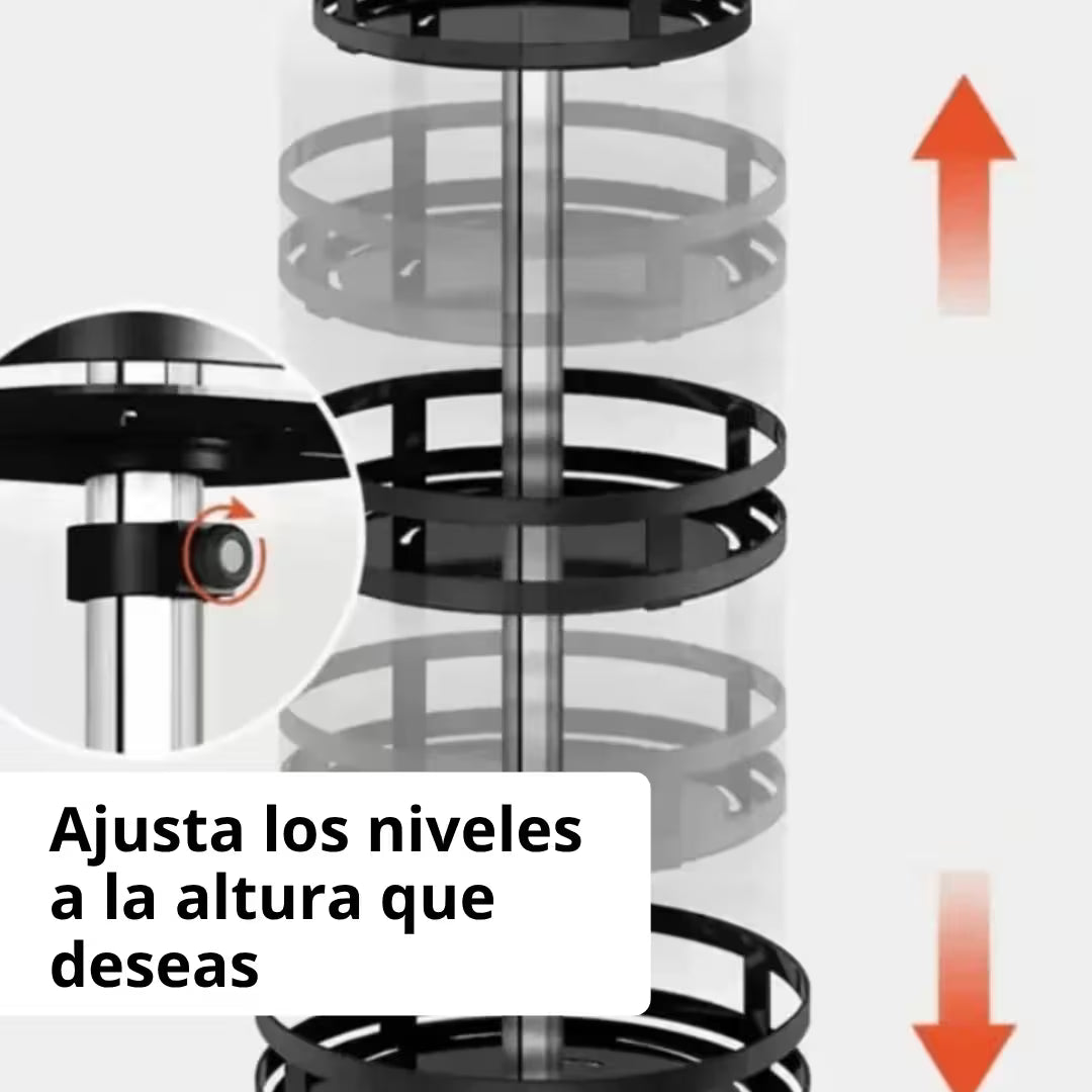 ORGANIZADOR GIRATORIO 360 3 NIVELES
