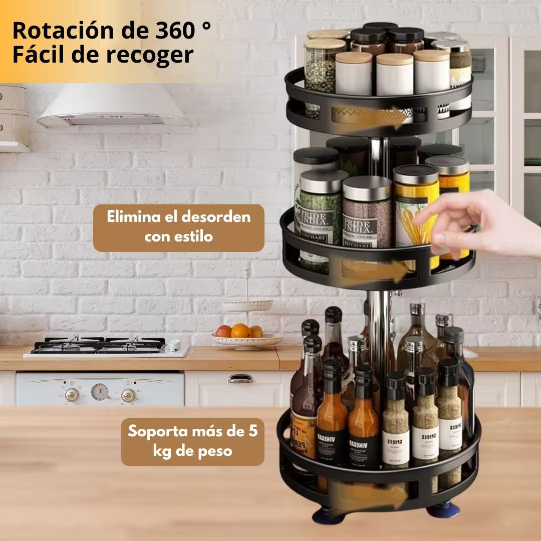 ORGANIZADOR GIRATORIO 360 3 NIVELES