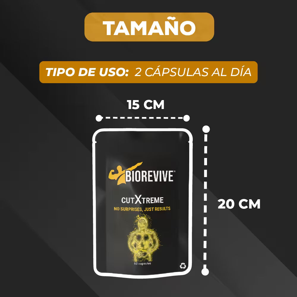 SUPLEMENTO CUTXTREME BIOREVIVE-Potencia tu cuerpo al máximo nivel