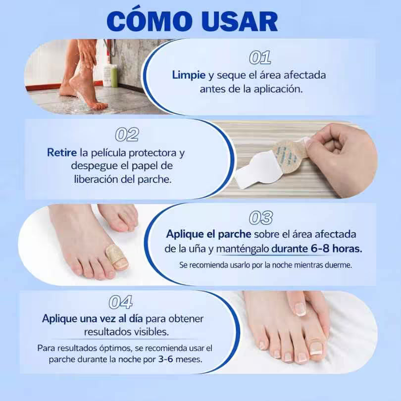 PARCHES ANTIHONGOS PARA UÑAS