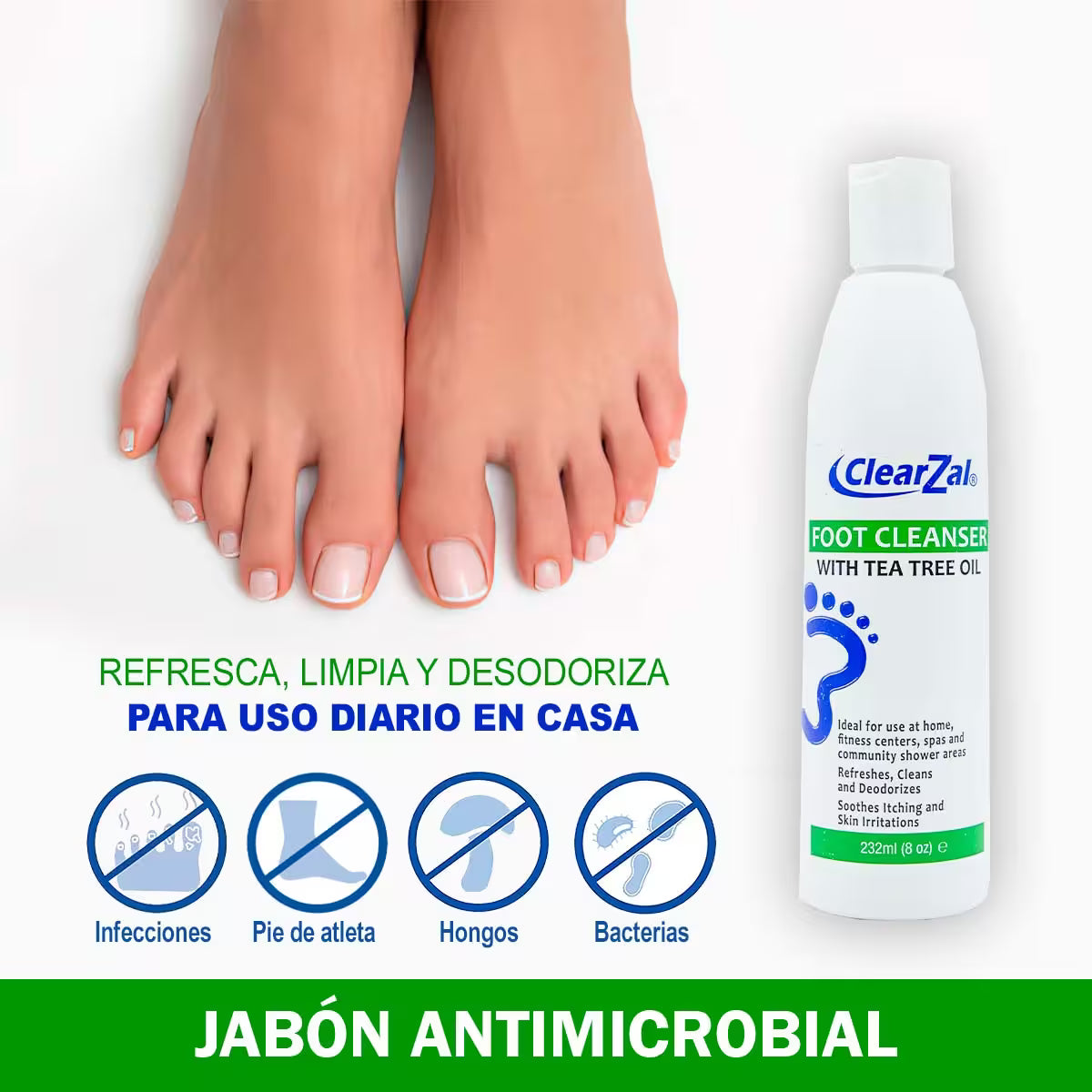Clearzal Jabón líquido antimicrobiano
