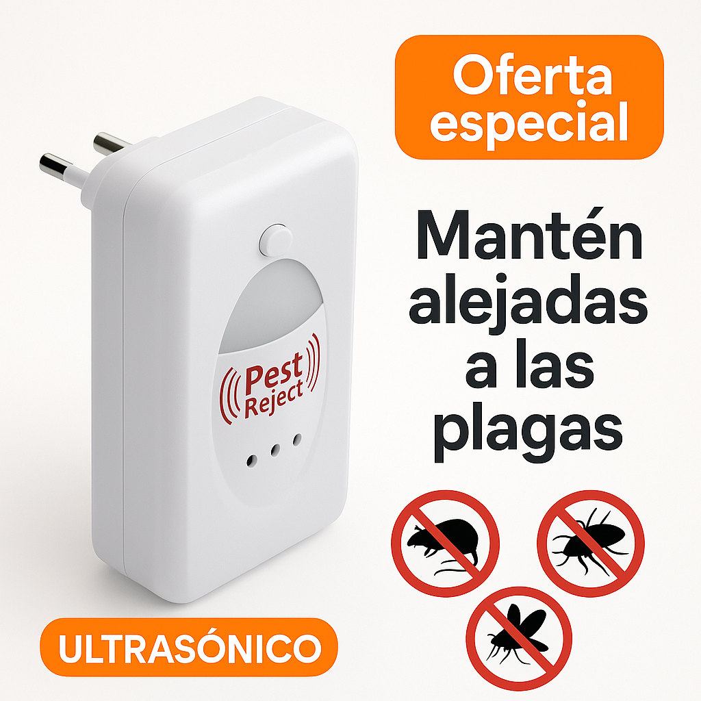 Repelente de plagas eléctrico- EcoPlagas™