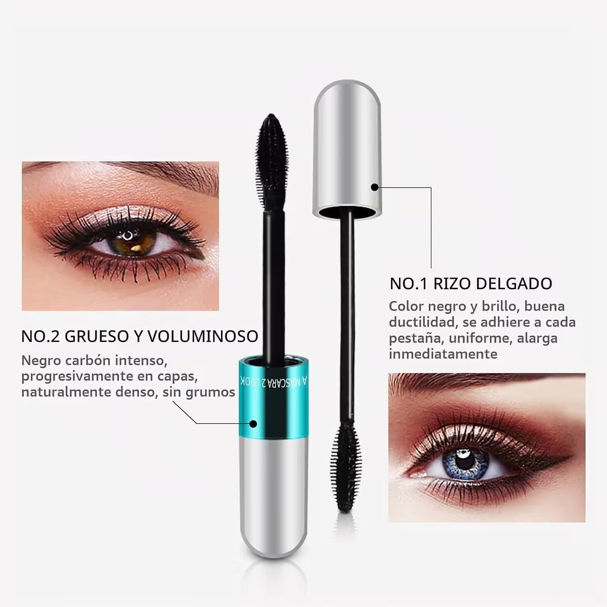 pestañina Vibely doble aplicador