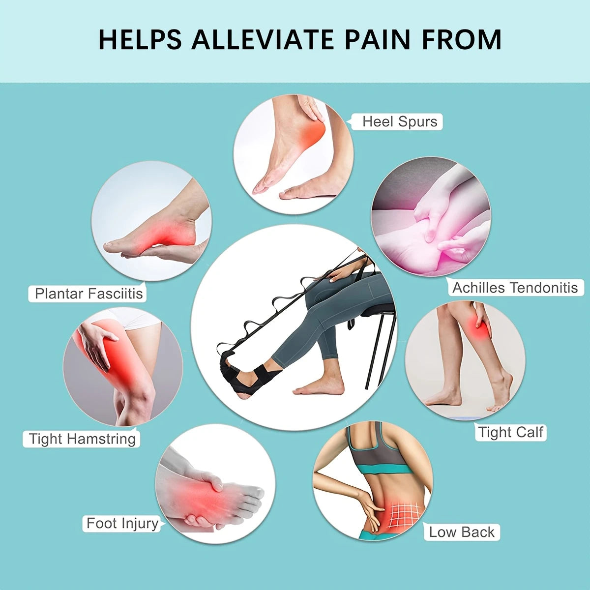 Banda de estiramiento muscular ActivaFlex+Ebook de guía gratis