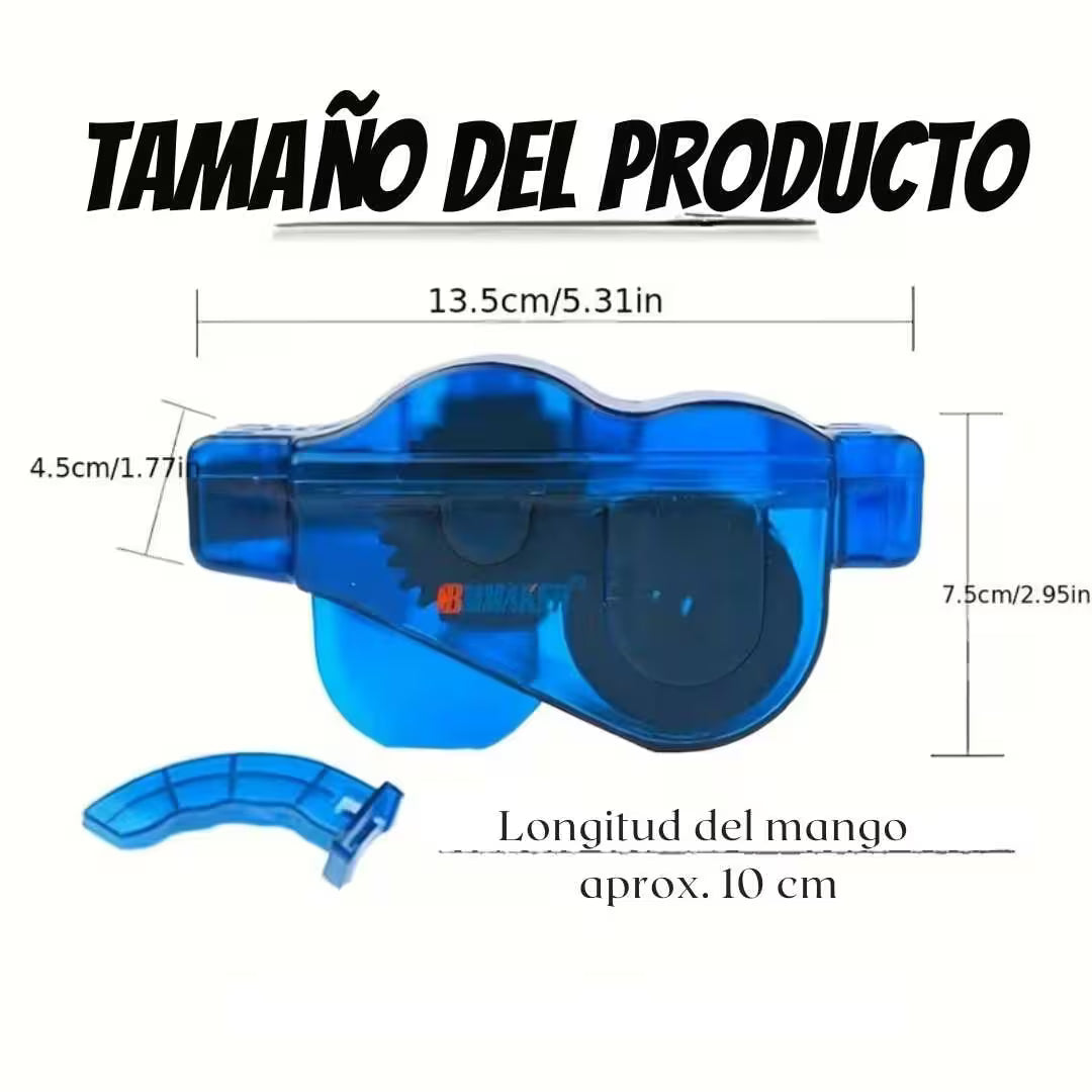 KIT DE LIMPIEZA DE BICICLETA-Limpieza profunda sin desmontar la cadena.
