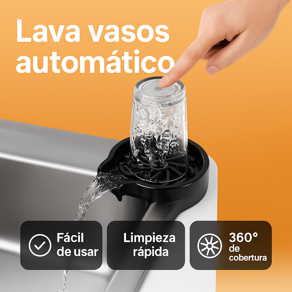 Lava vasos automático