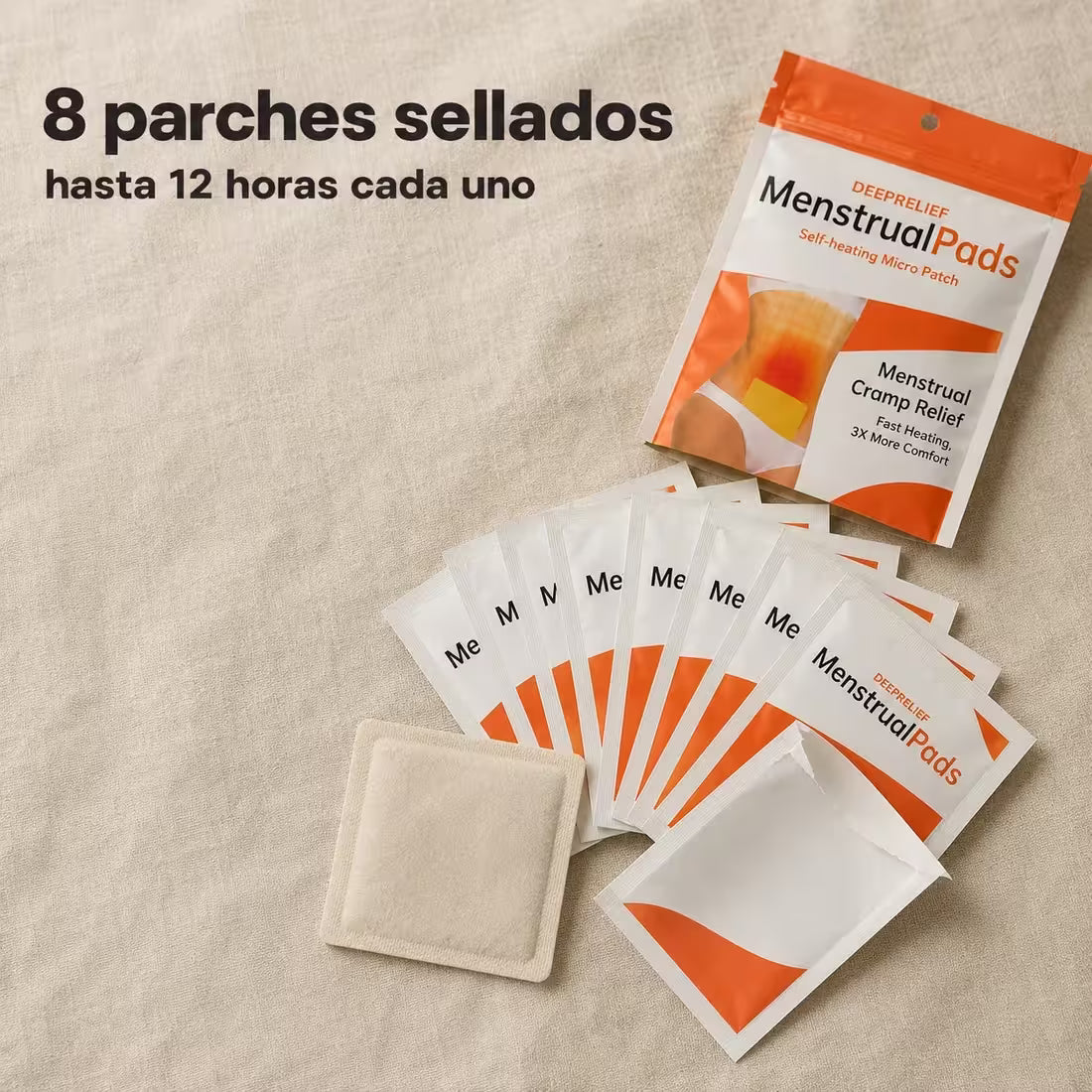 Parches Térmicos Para Cólicos Menstruales-(Combo X2 packs)