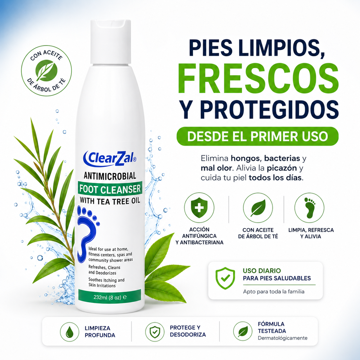Clearzal Jabón líquido antimicrobiano