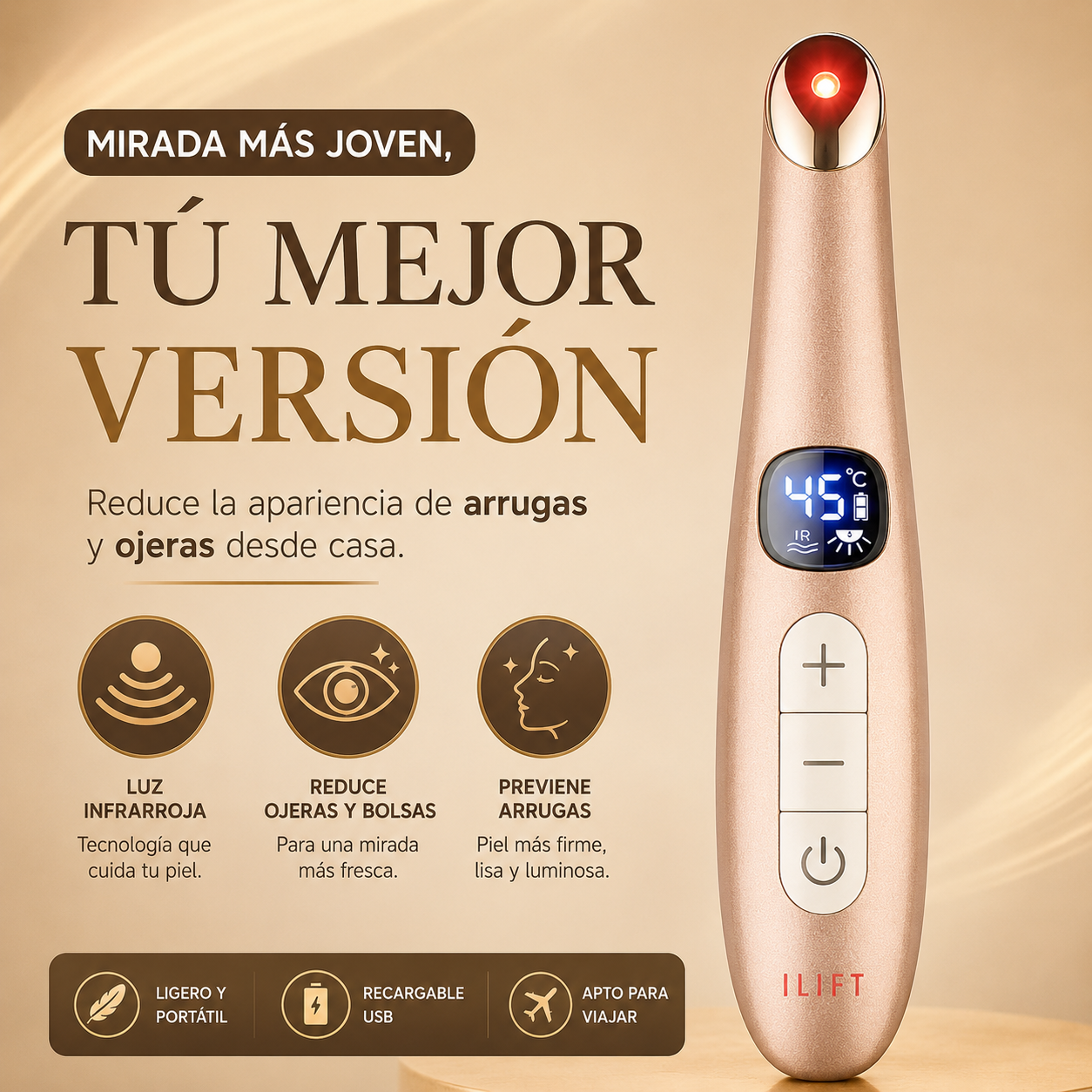 Mini masajeador para ojos Lip Lifting