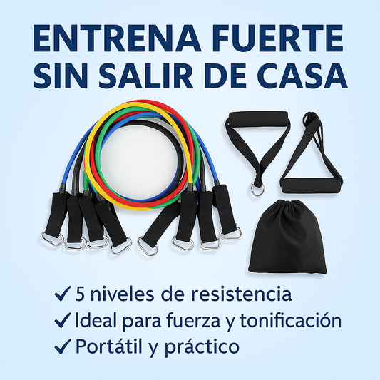 Kit de bandas de resistencia 11 pzs- PowerBand Kit