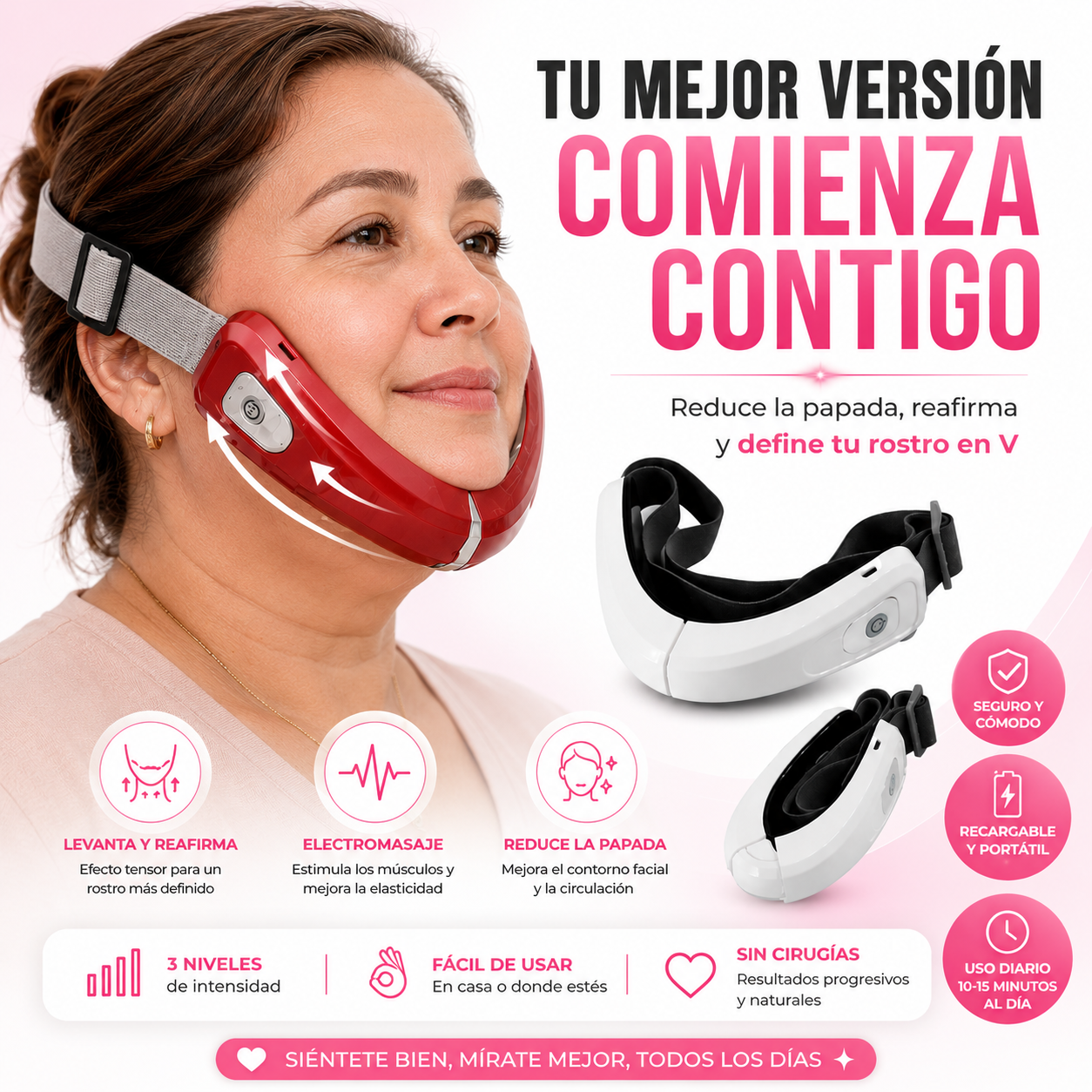 Masajeador Corrector de Papada