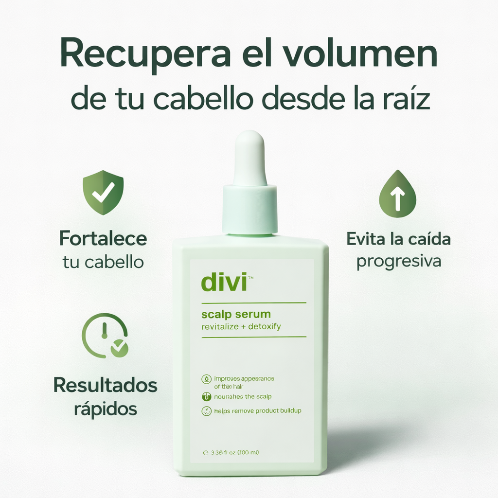 DIVI - SUERO PARA EL CUERO CABELLUDO-FORTALECIMIENTO DESDE LA RAÍZ