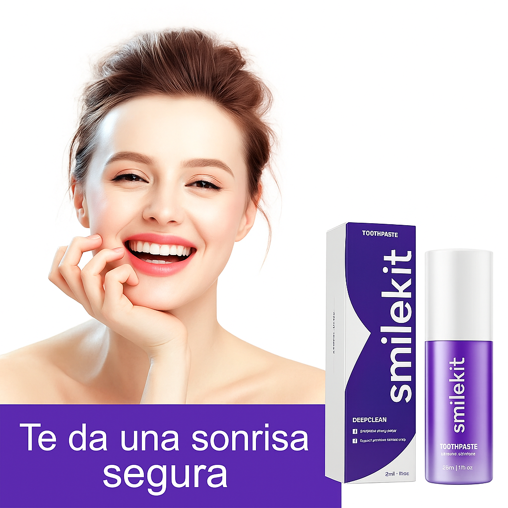 Smilekit-Espuma blanqueadora dental