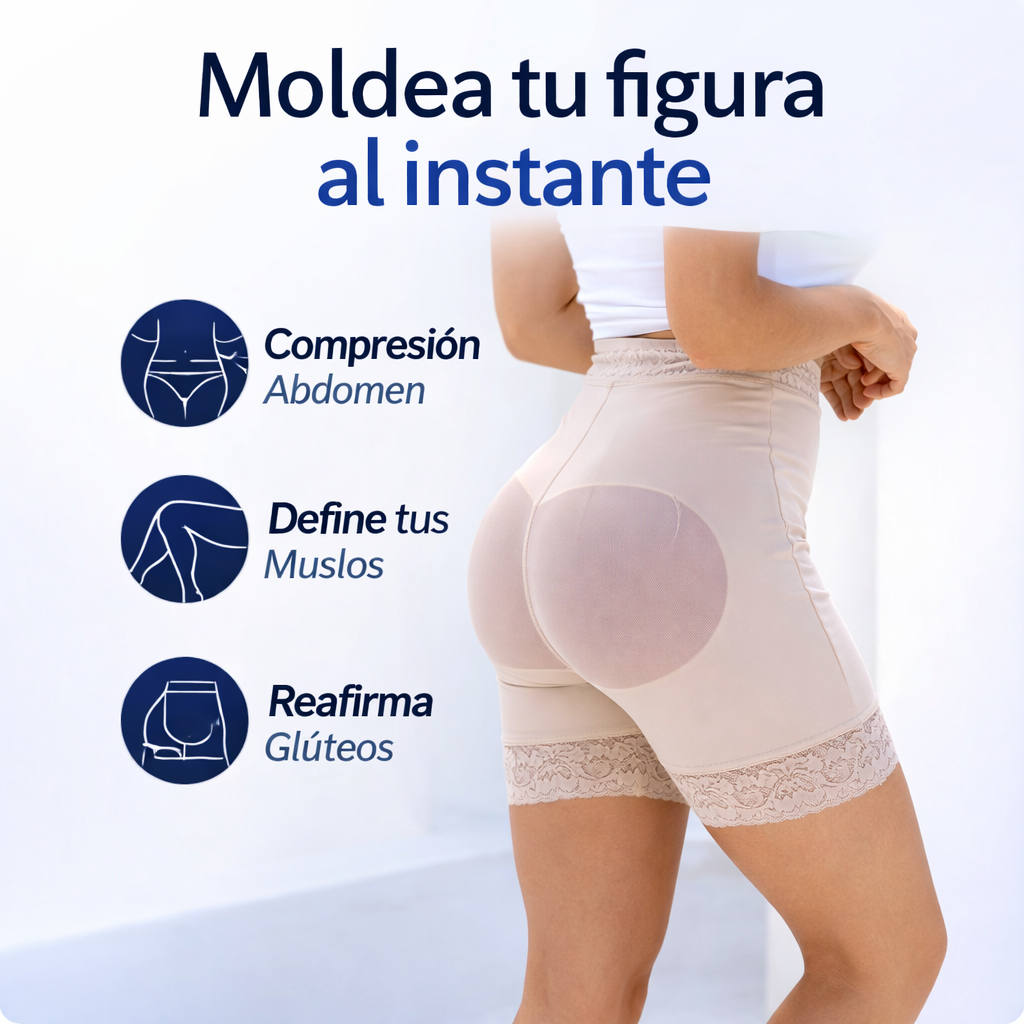 Short Moldeador de Control Alto-Control suave que realza tu figura naturalmente.