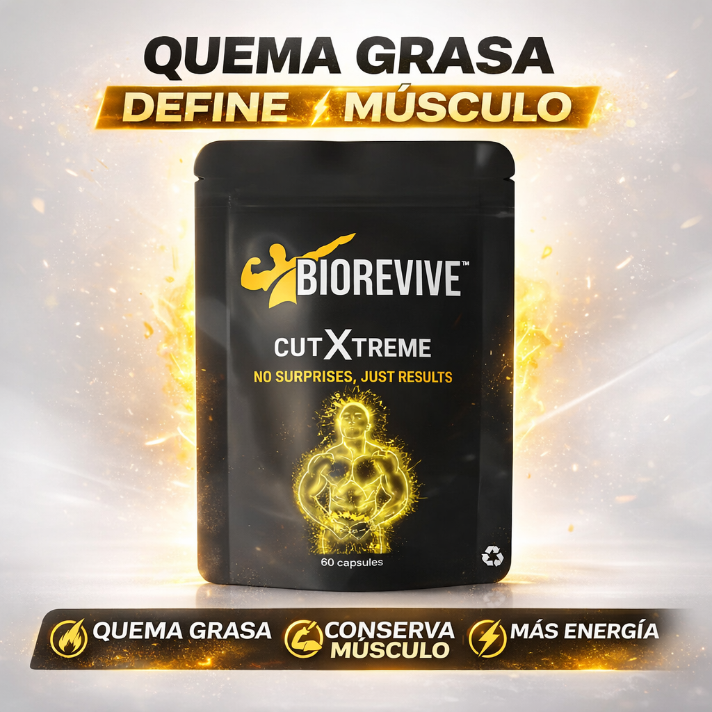 SUPLEMENTO CUTXTREME BIOREVIVE-Potencia tu cuerpo al máximo nivel