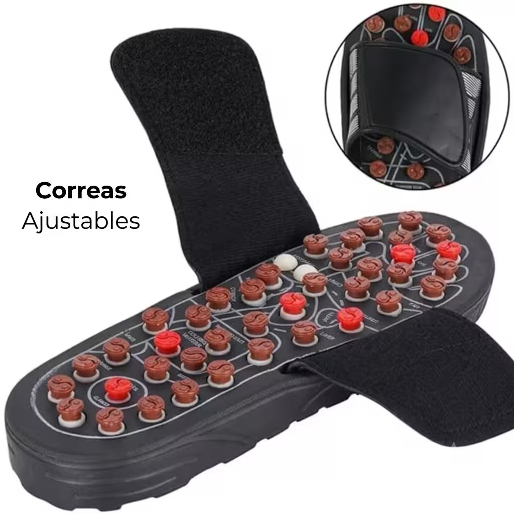 Masajeador de Pies Sandalias-Para Fascitis plantar y relajación del pie.