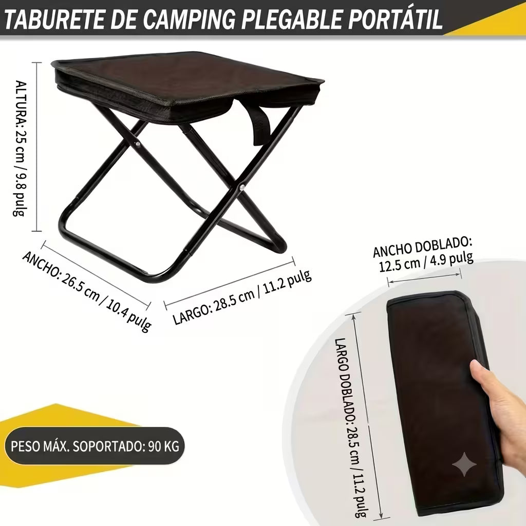 Silla plegable portátil viajera