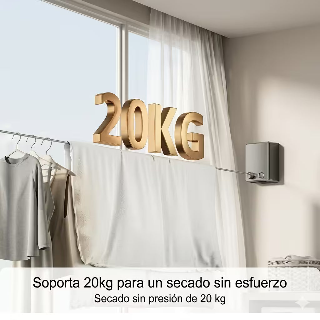 TENDEDERO DE ROPA RETRACTIL PREMIUM