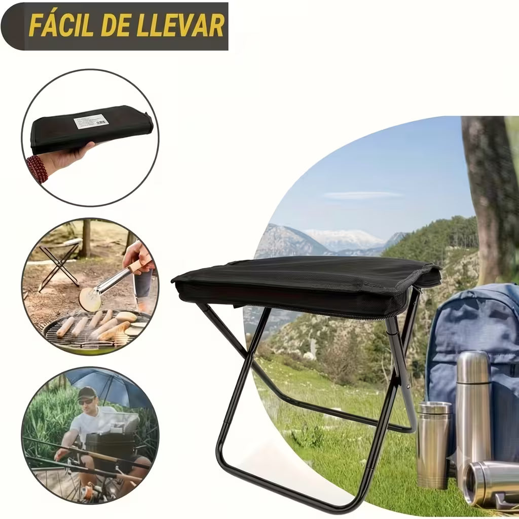 Silla plegable portátil viajera