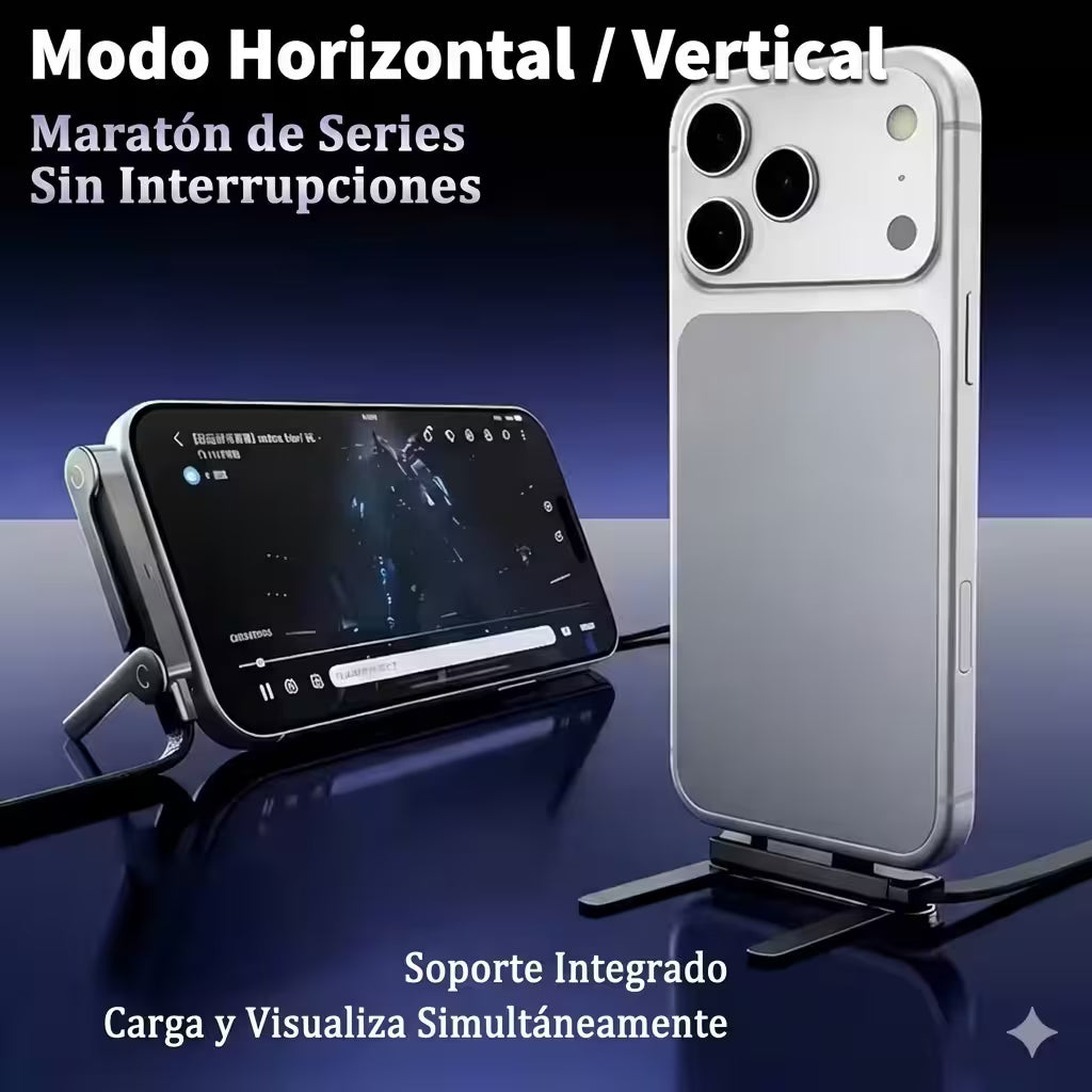 Cable 2 en 1 cargador y soporte-Carga rápida 240w