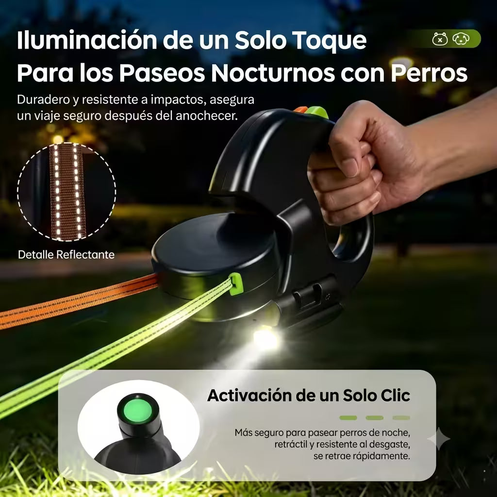 Correa para perros de doble tracción