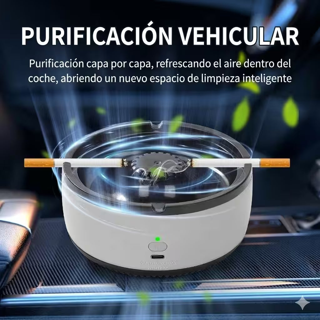 Cenicero Eléctrico Purificador de Aire