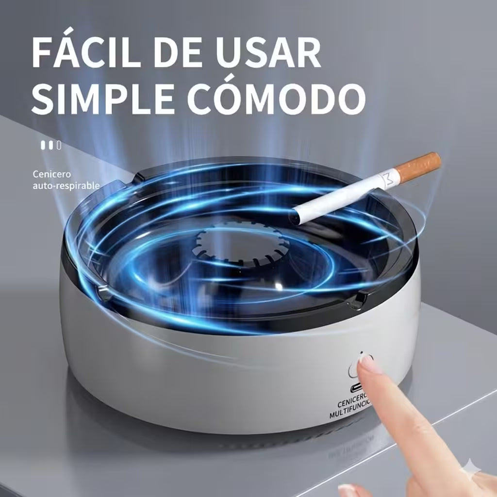 Cenicero Eléctrico Purificador de Aire