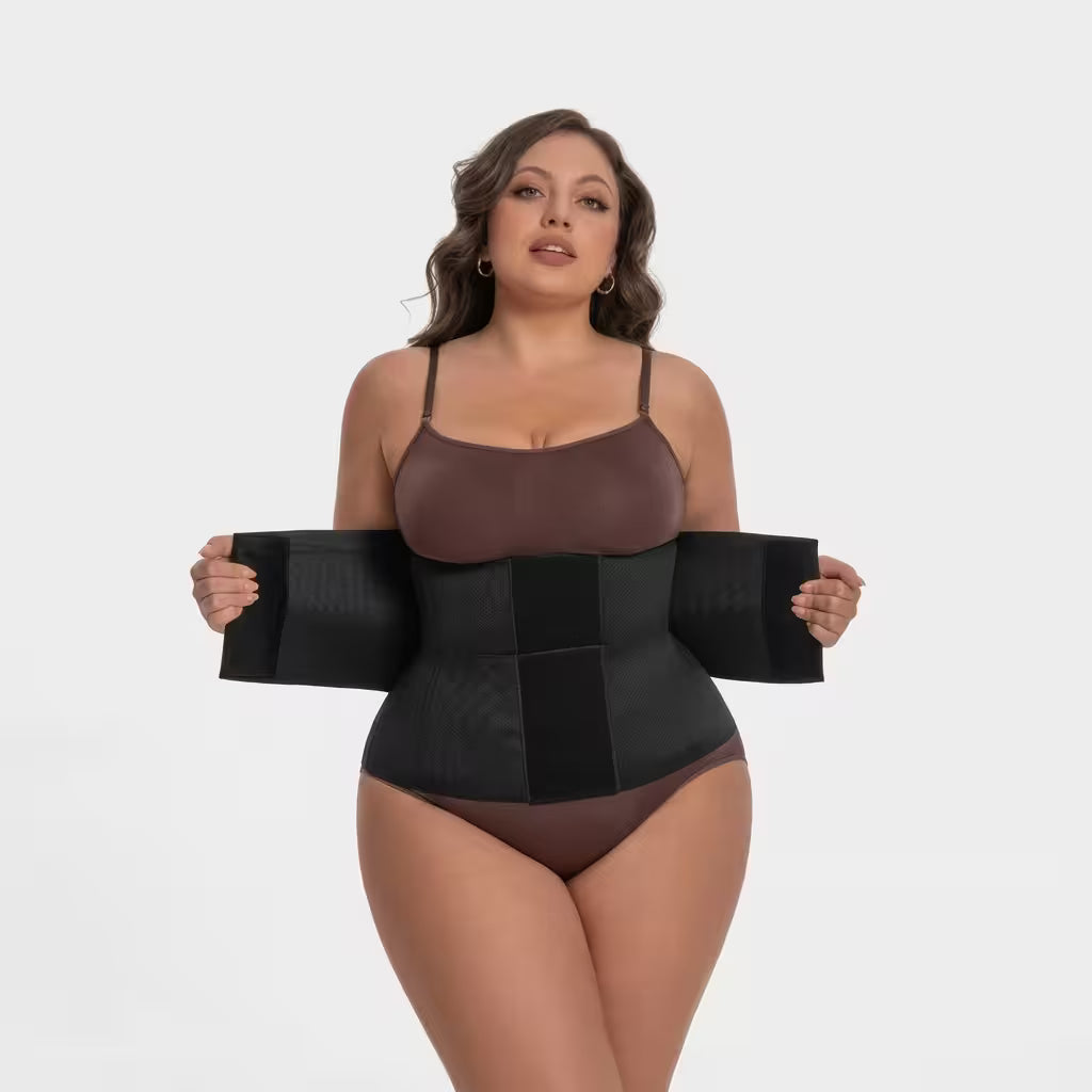Faja de Cintura Ajustable de 3 Capas para Mujeres