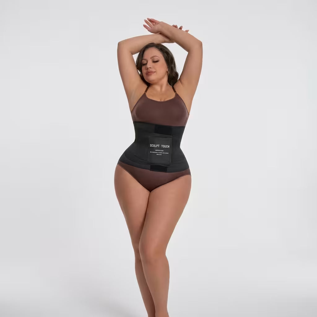 Faja de Cintura Ajustable de 3 Capas para Mujeres