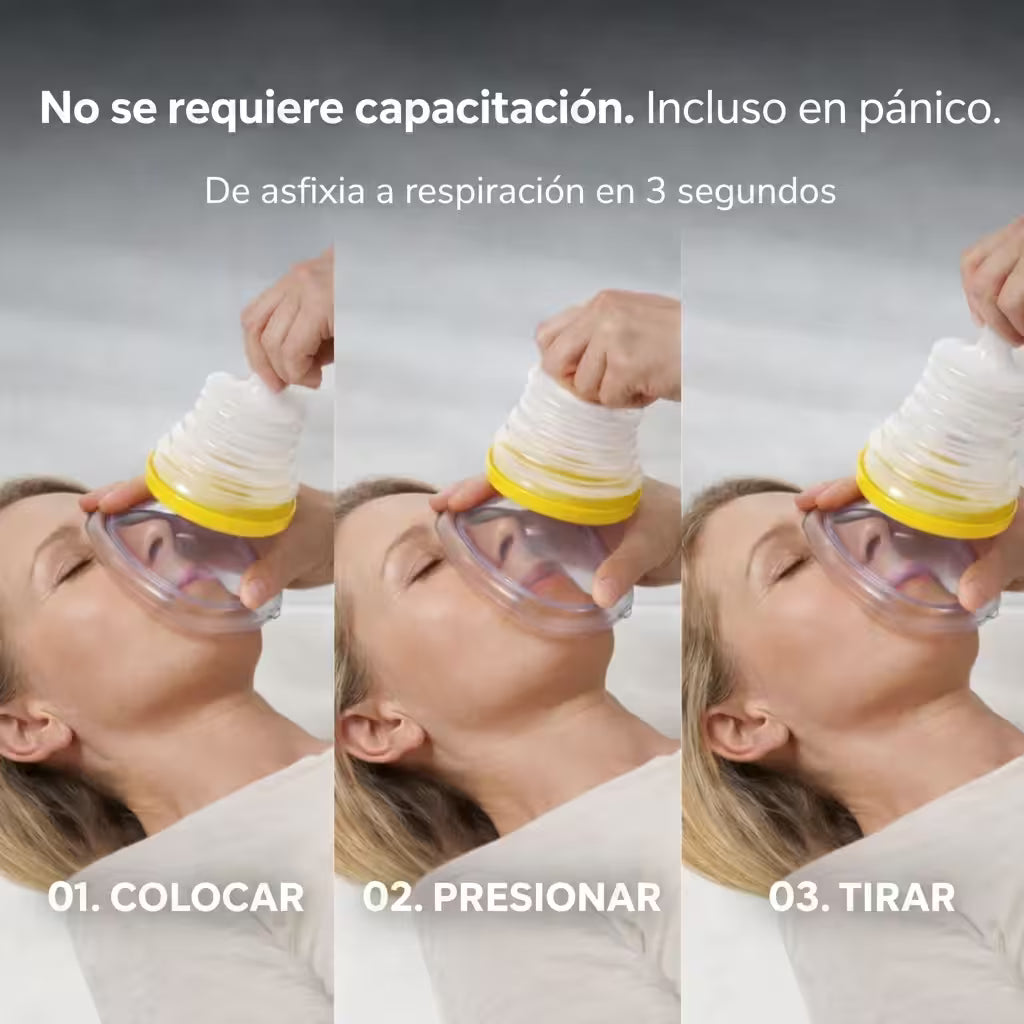 KIT DE RESCATE ANTI ASFIXIA