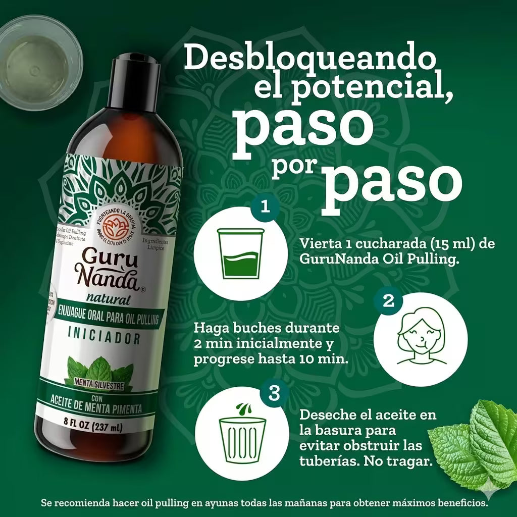 BLANQUEADOR DENTAL DETOX - GURUNANDA-KIT COMPLETO