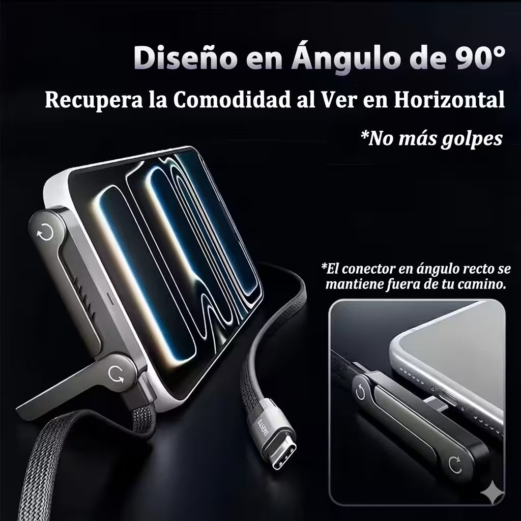 Cable 2 en 1 cargador y soporte-Carga rápida 240w