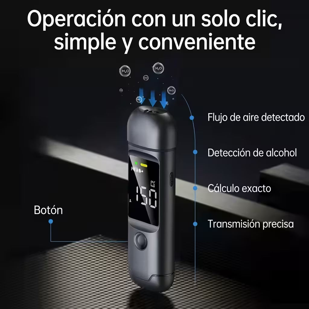 ALCOHOLÍMETRO PORTÁTIL DE ALTA PRECISIÓN