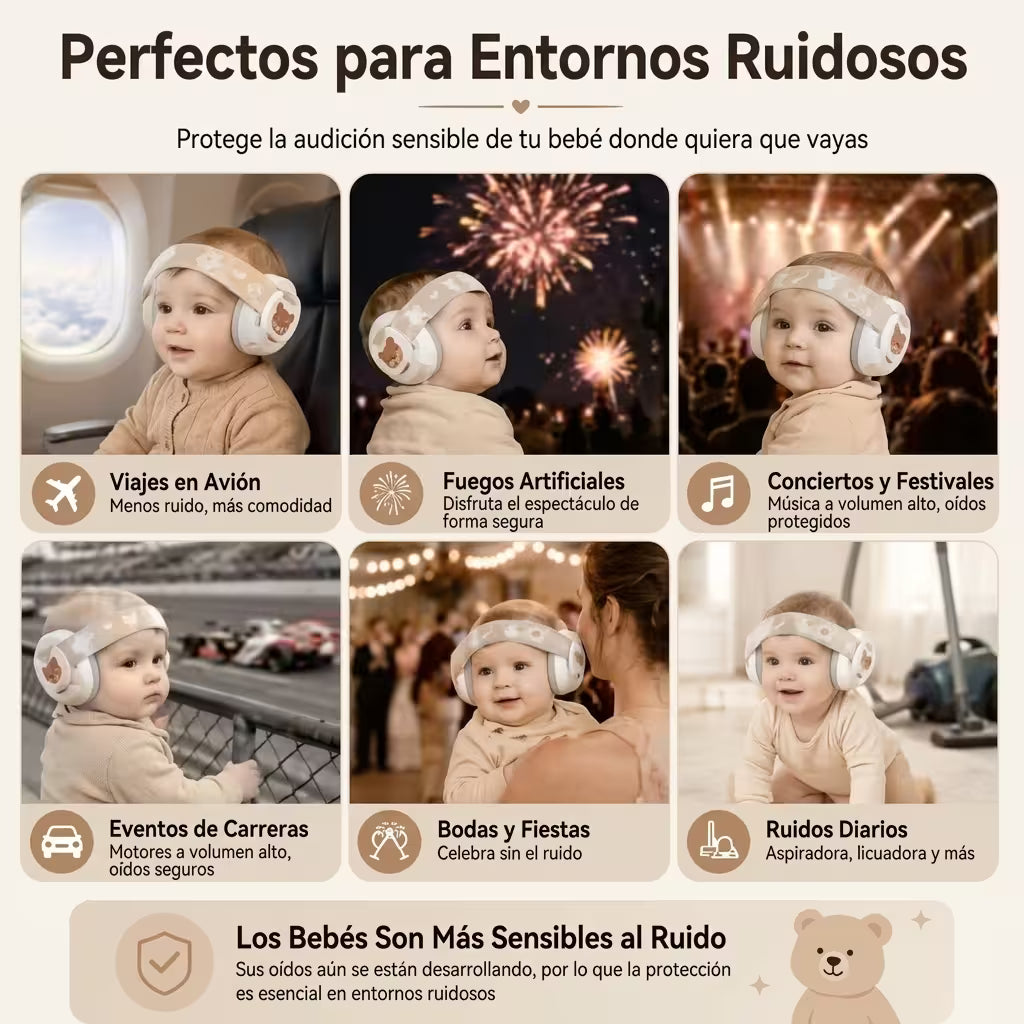Audífonos Cancelación De Ruido bebes