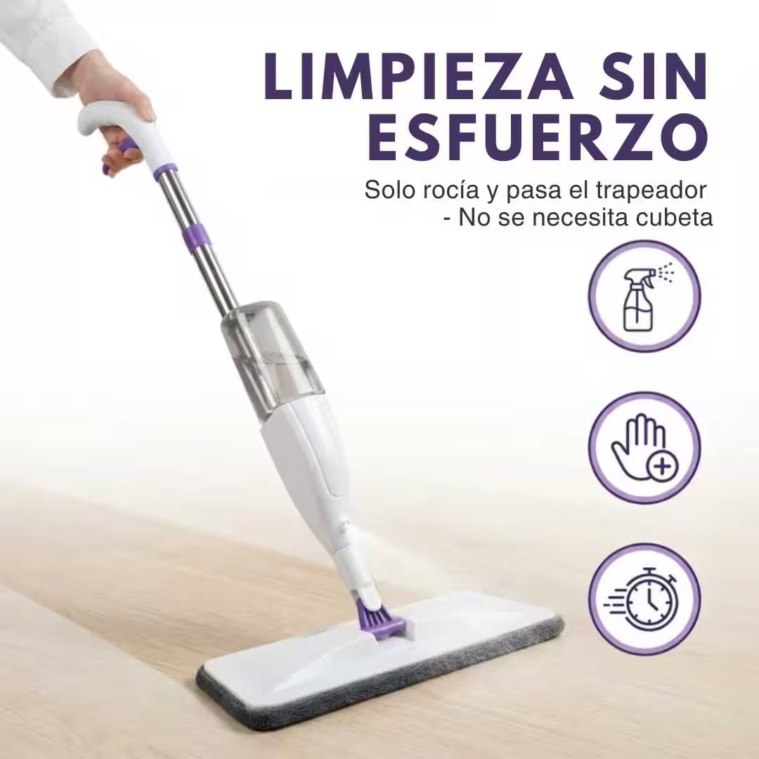 SET TRAPERO / MOPA CON MANGO Y SPRAY
