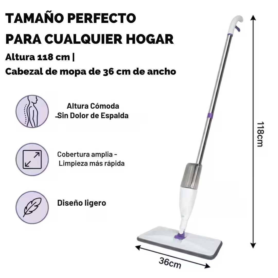 SET TRAPERO / MOPA CON MANGO Y SPRAY