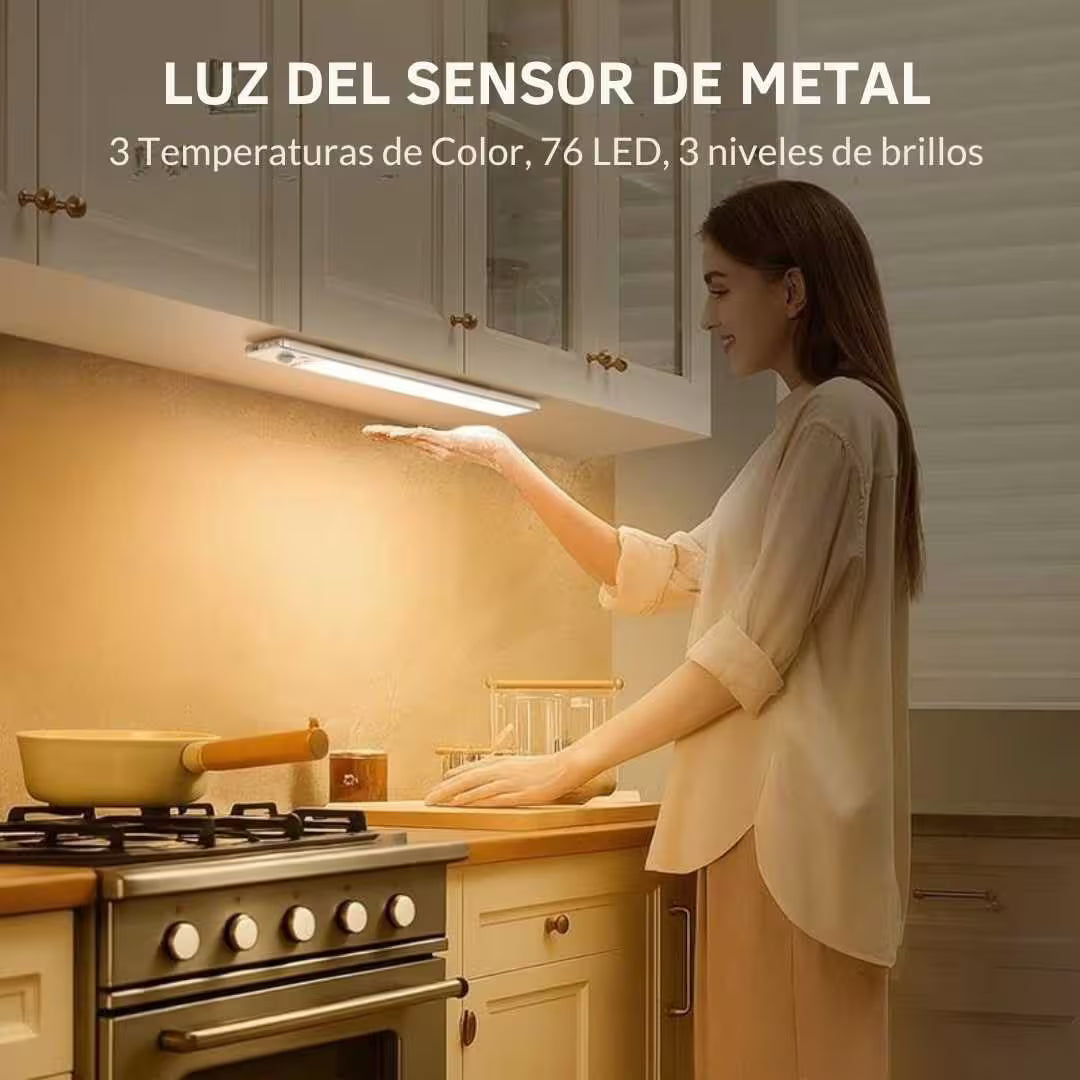 X2 Luz LED con Sensor de Movimiento Recargable