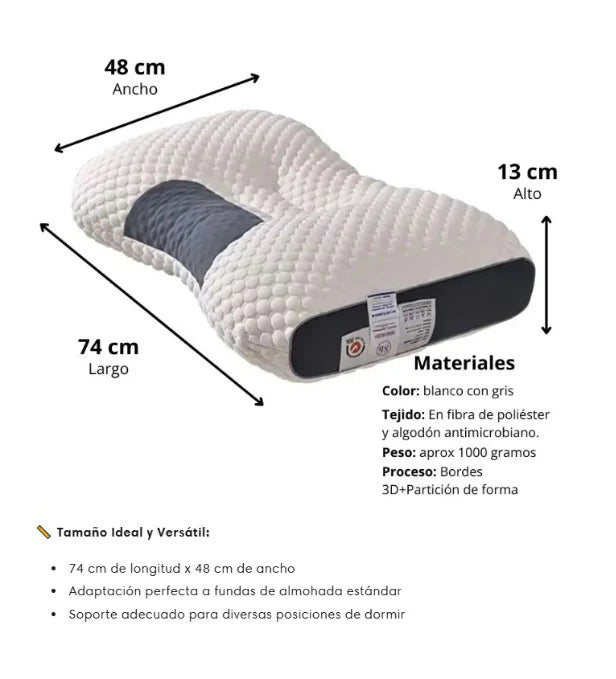 Almohada Ortopédica Cervical