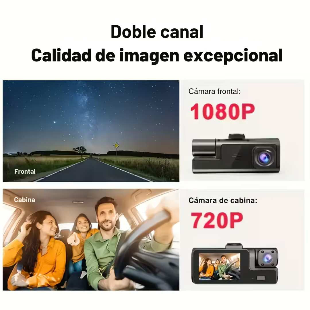 Cámara Para Carro 3 en 1 Black Box-Seguridad y registro en cada viaje