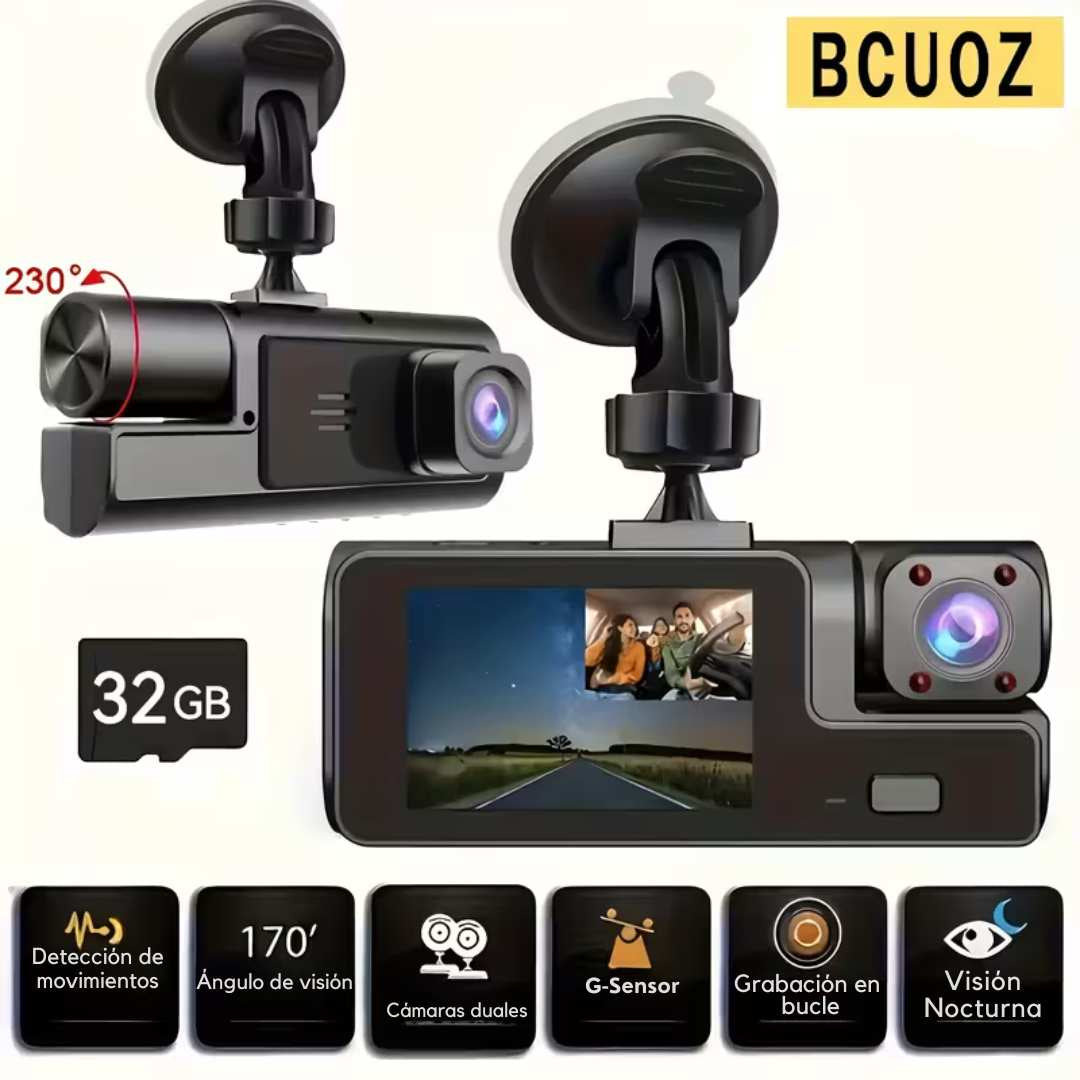 Cámara Para Carro 3 en 1 Black Box-Seguridad y registro en cada viaje