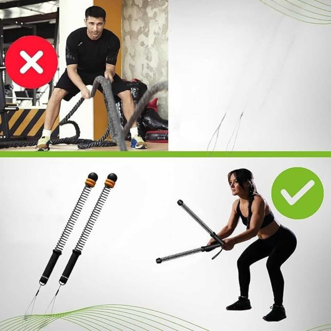 Battle Ropes-Cuerdas de batalla Para Gym en casa.