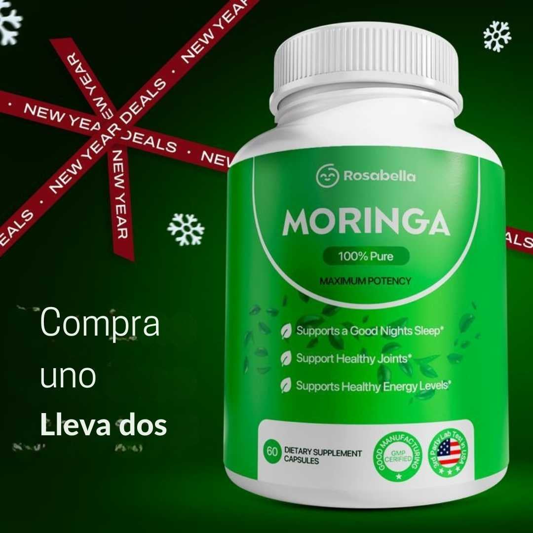 2 x Moringa Rosabella Capsulas-Recupera tu energía de forma natural.
