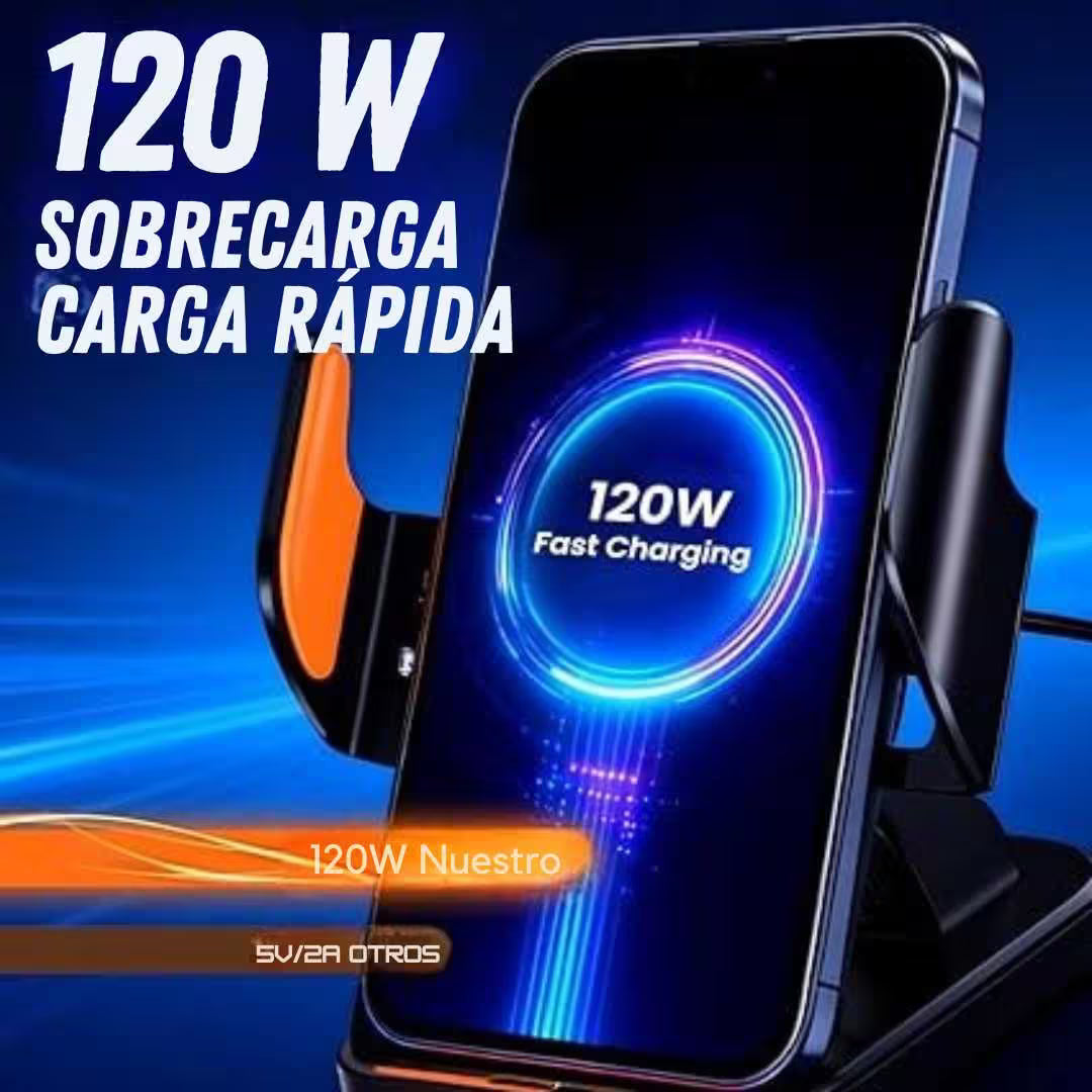 Soporte Celular Inteligente-Tecnología magnética con carga inalámbrica integrada